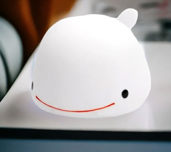 Настольный светильник светодиодный Bolly / Детский ночник в виде кита